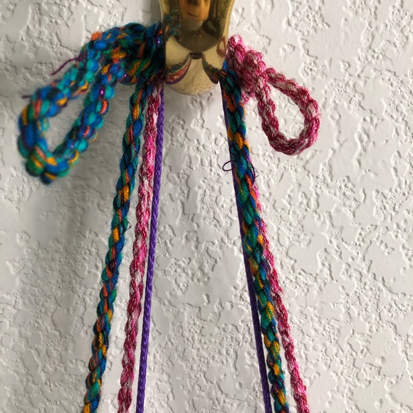 Costume Baldor Mexican Handmade Embroidered Floral Cross Body Bag - Picture 11 of 11